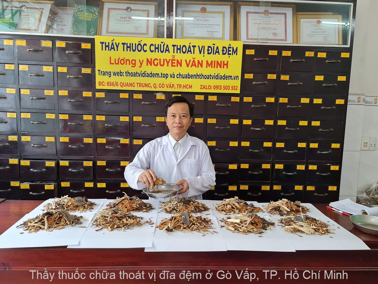 Thầy thuốc chữa thoát vị đĩa đệm ở Gò Vấp. Thầy thuốc 10 thật.